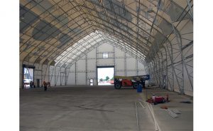 140' Wide Fabric Tension Building