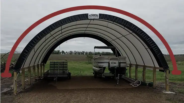 How to measure the actual width of your hoop building cover