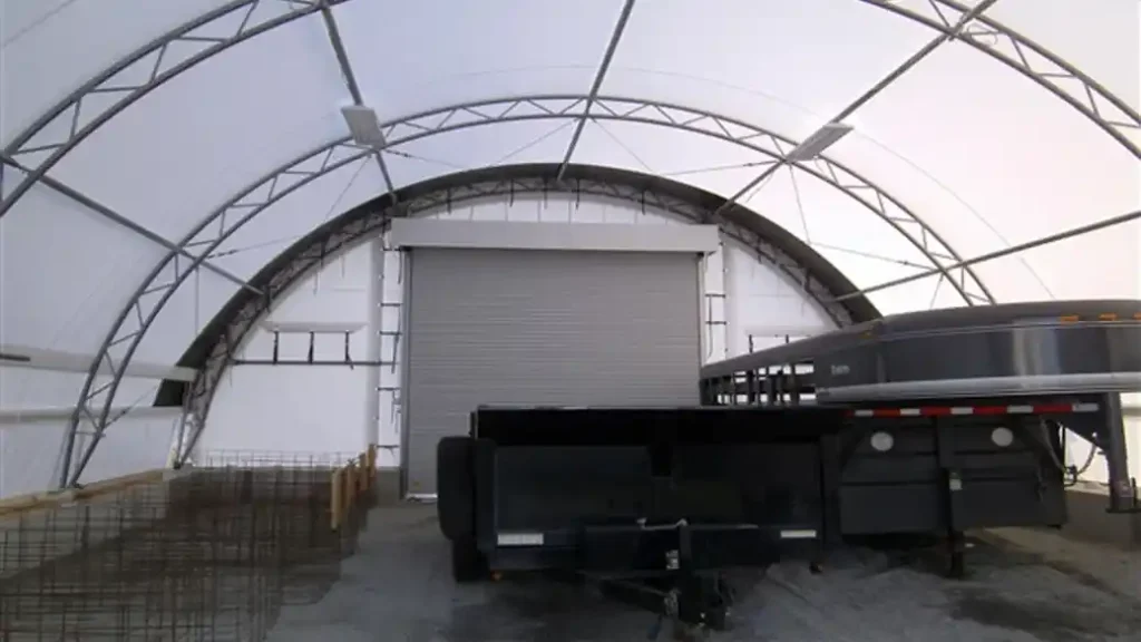 40 wide building with can roll up door