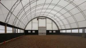 Fabric Barn Riding Arena with Ends